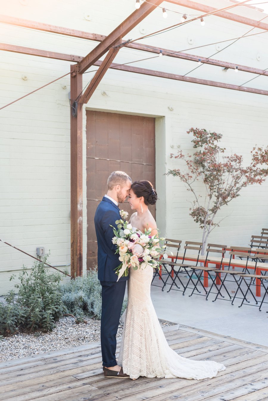 A Quirky Chemistry Inspired Los Angeles Wedding via TheELD.com