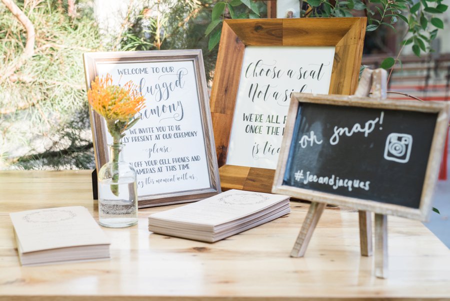 A Quirky Chemistry Inspired Los Angeles Wedding via TheELD.com