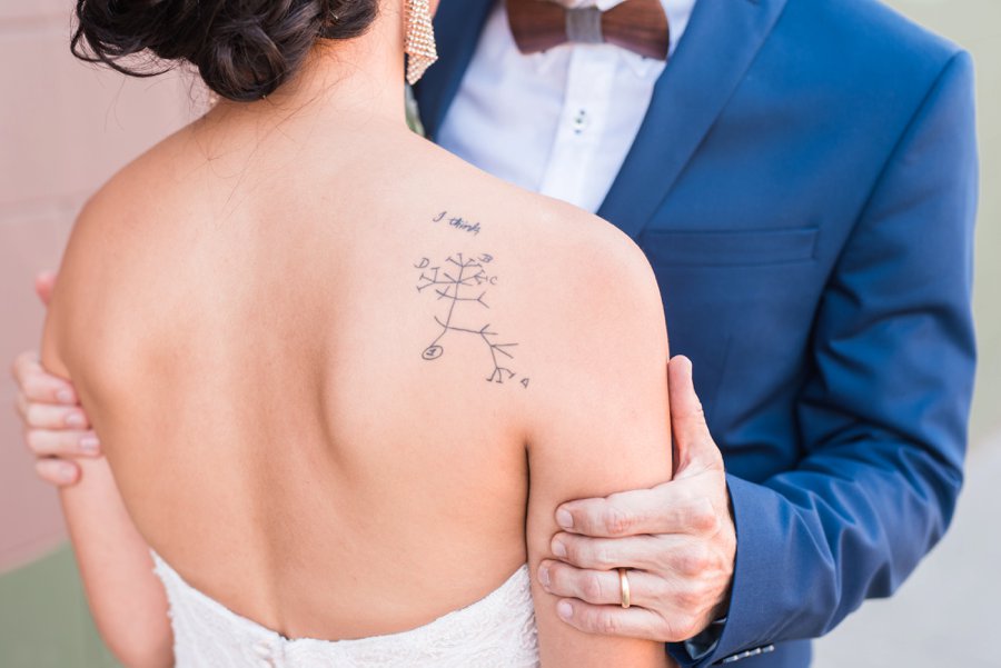 A Quirky Chemistry Inspired Los Angeles Wedding via TheELD.com