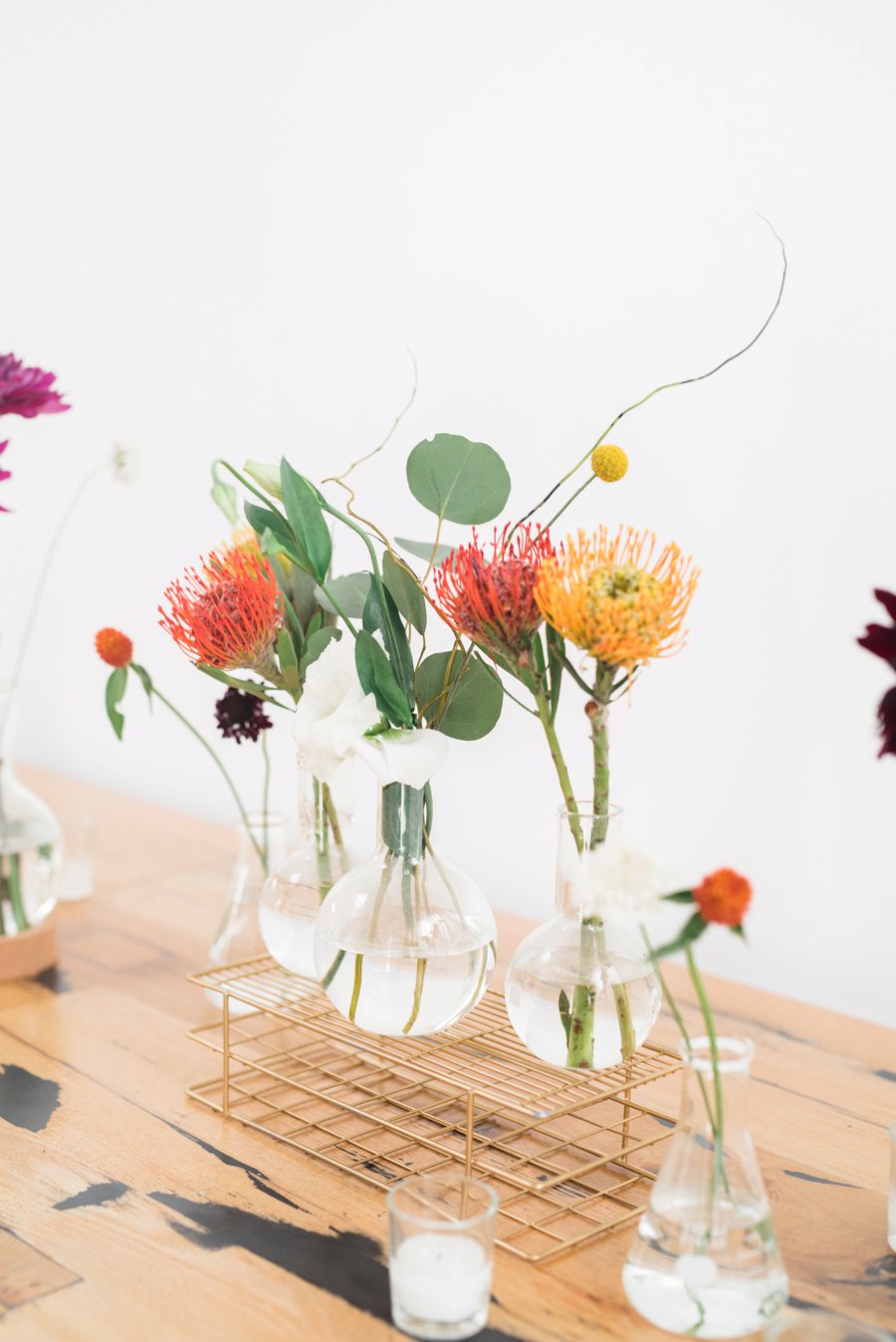 A Quirky Chemistry Inspired Los Angeles Wedding via TheELD.com