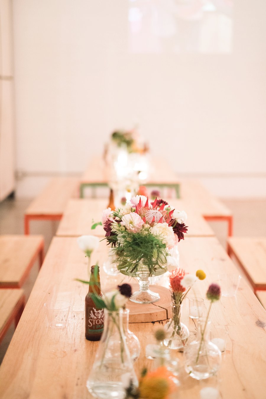 A Quirky Chemistry Inspired Los Angeles Wedding via TheELD.com