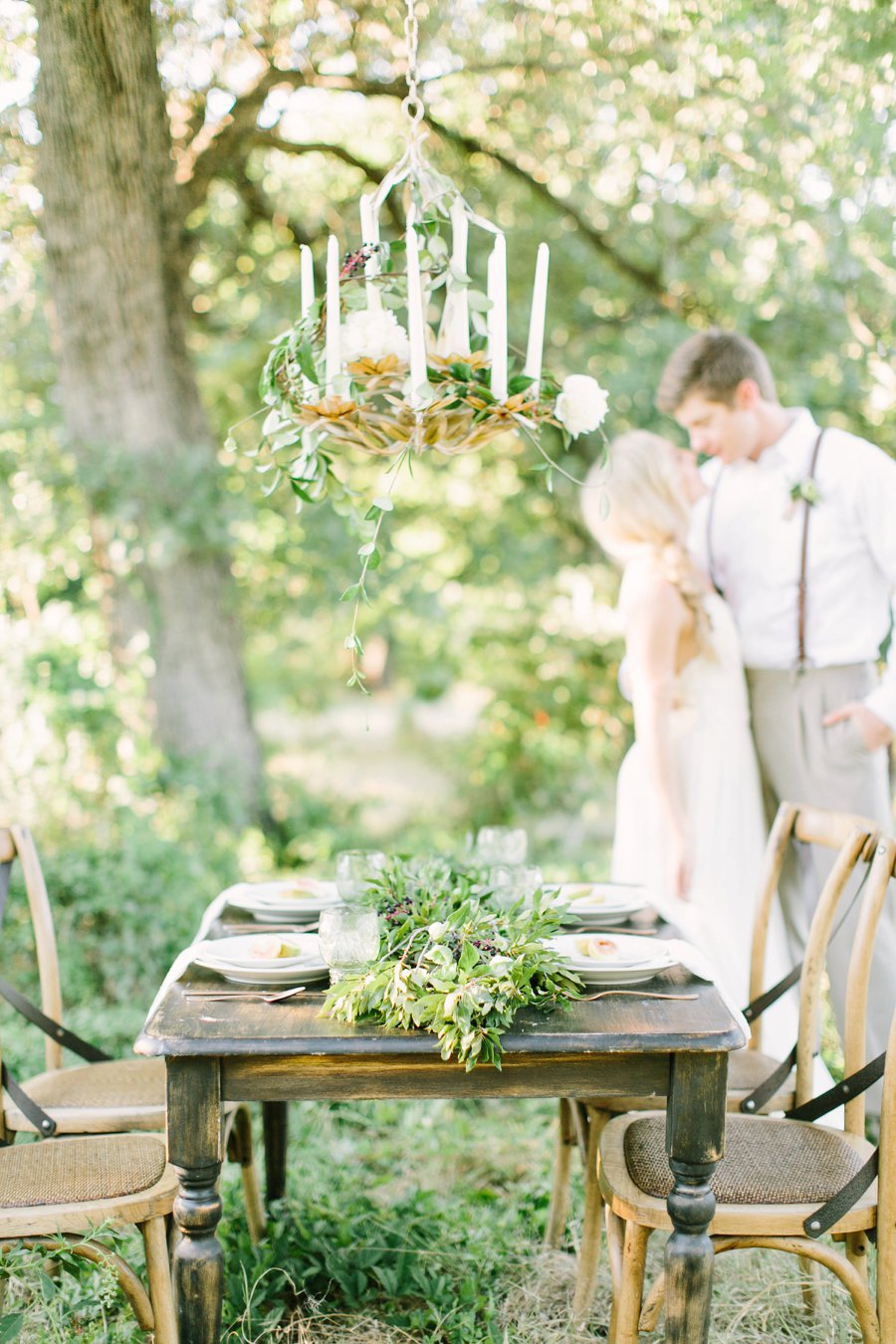 Green and White Organic Wedding Ideas via TheELD.com