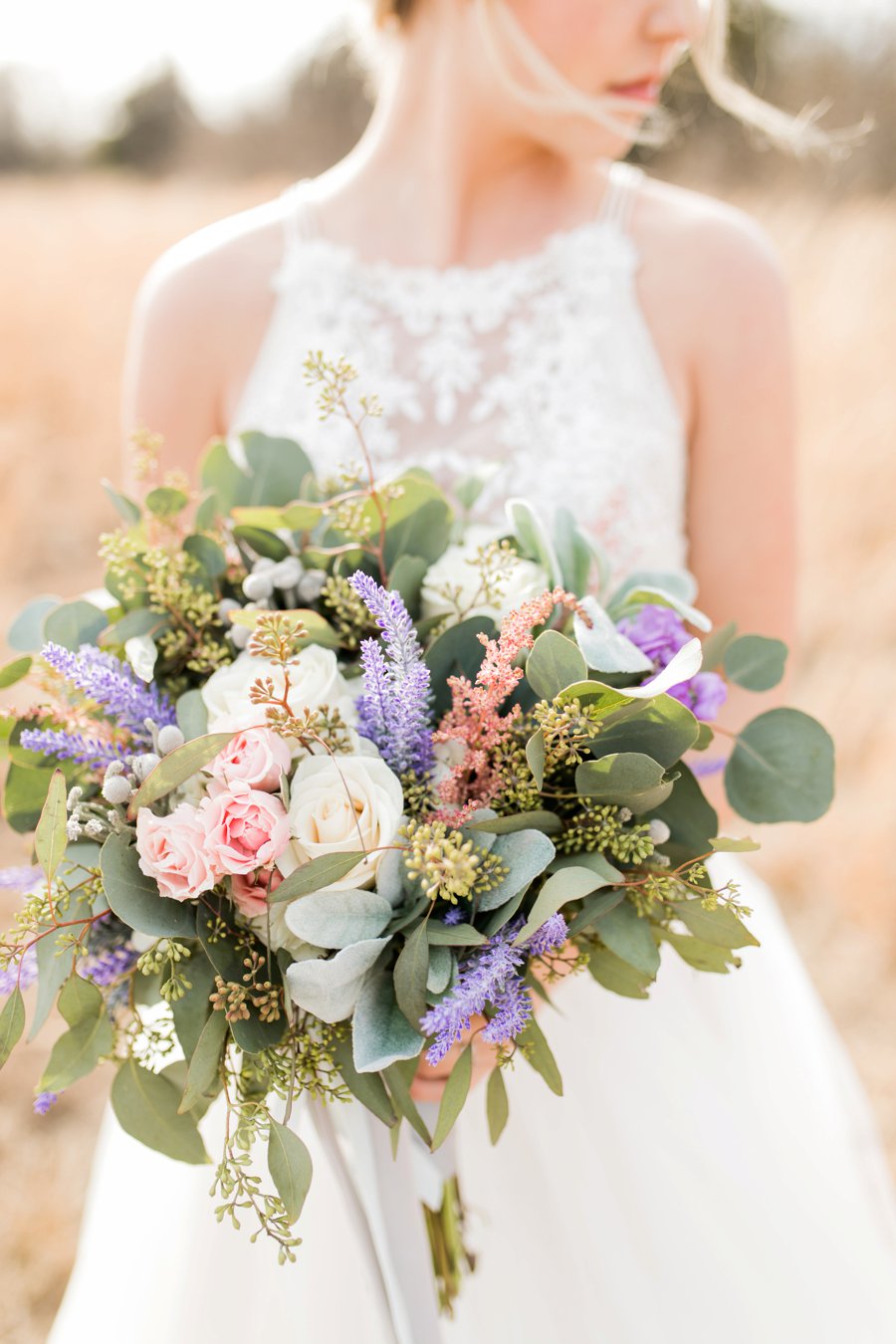 Lavender and Pink Modern Romantic Wedding Ideas via TheELD.com