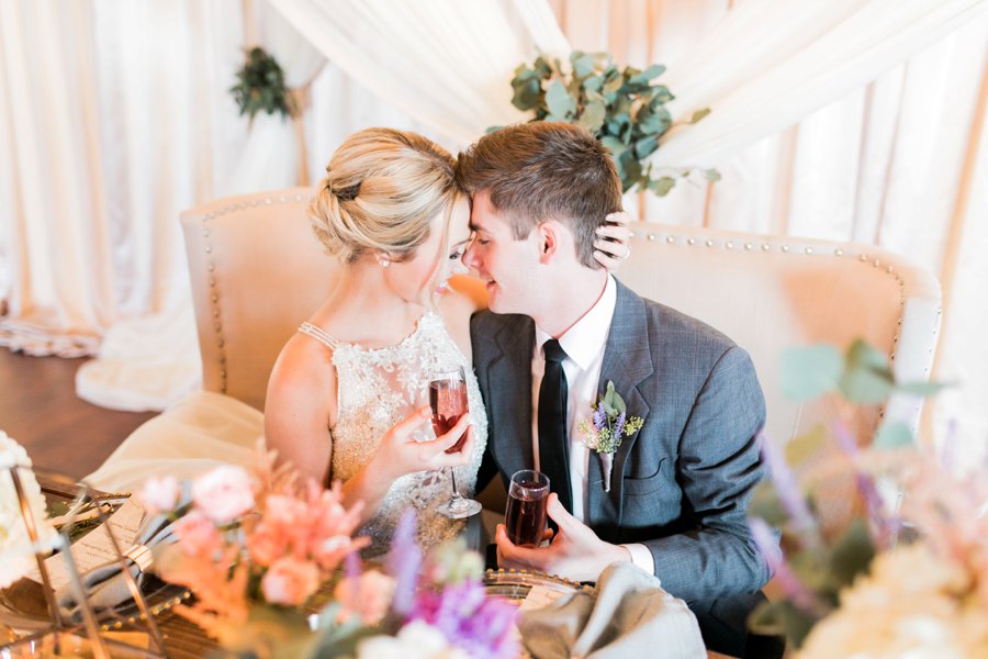 Lavender and Pink Modern Romantic Wedding Ideas via TheELD.com