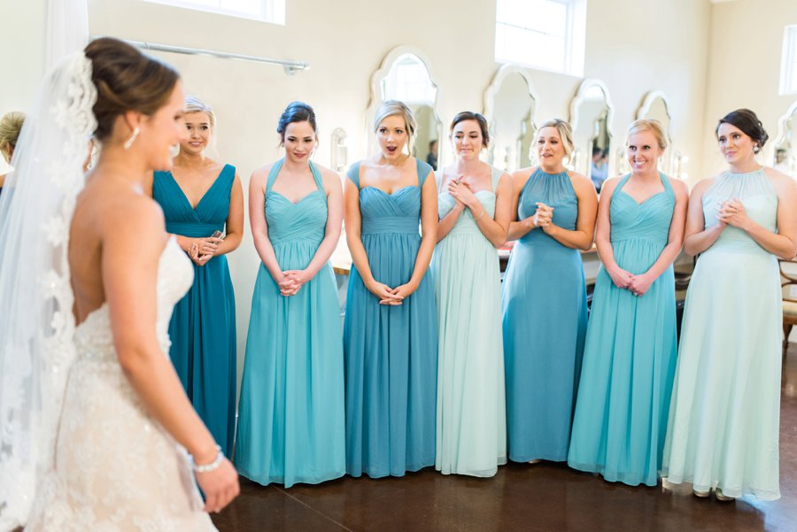 A Pink and Teal Rustic Florida Wedding via TheELD.com