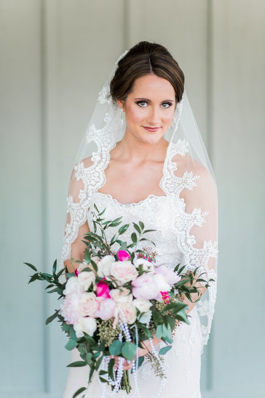 A Pink and Teal Rustic Florida Wedding via TheELD.com