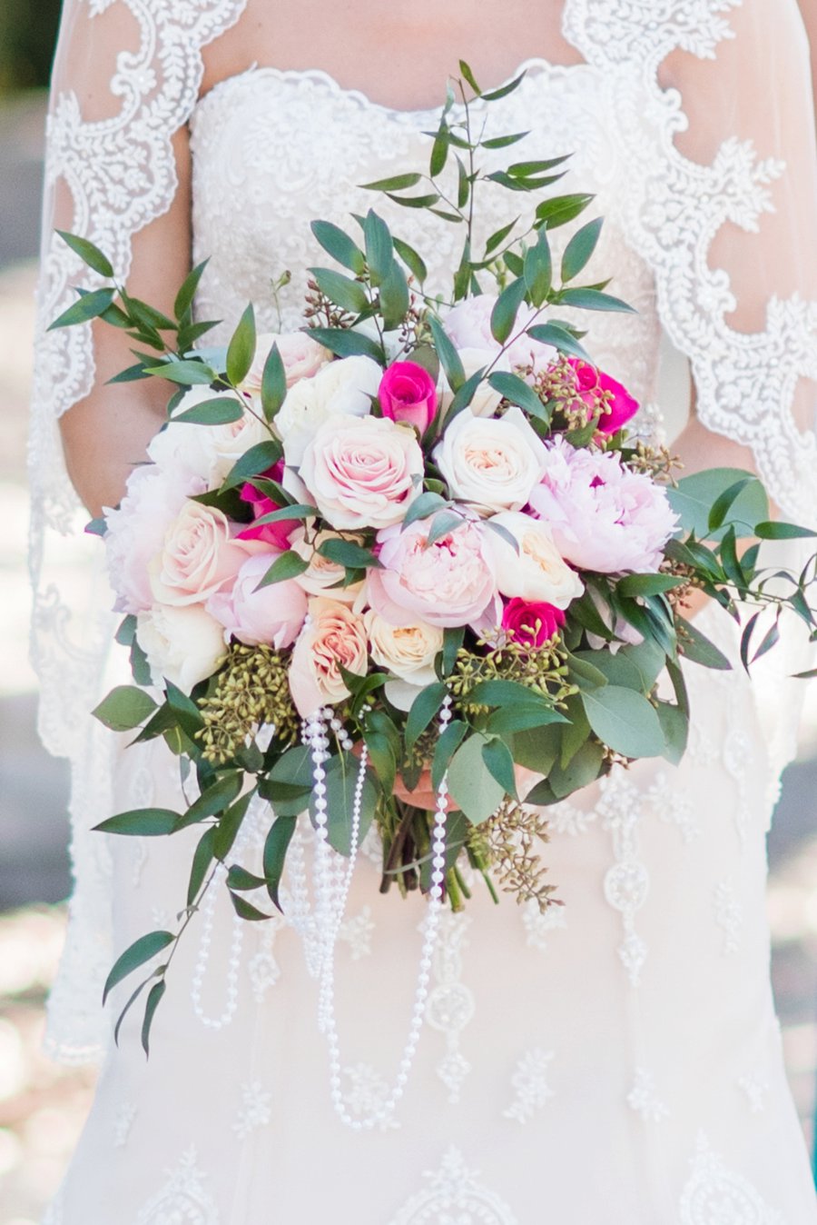 A Pink and Teal Rustic Florida Wedding via TheELD.com