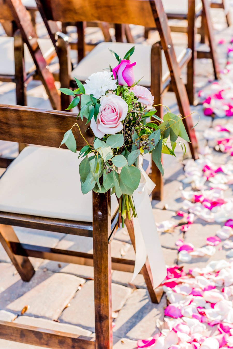 A Pink and Teal Rustic Florida Wedding via TheELD.com