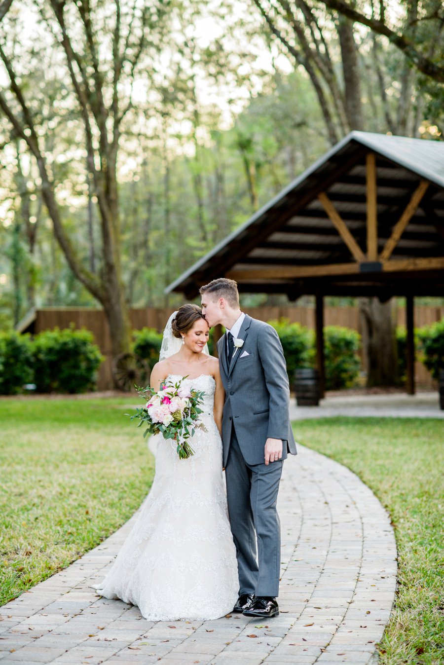 A Pink and Teal Rustic Florida Wedding via TheELD.com