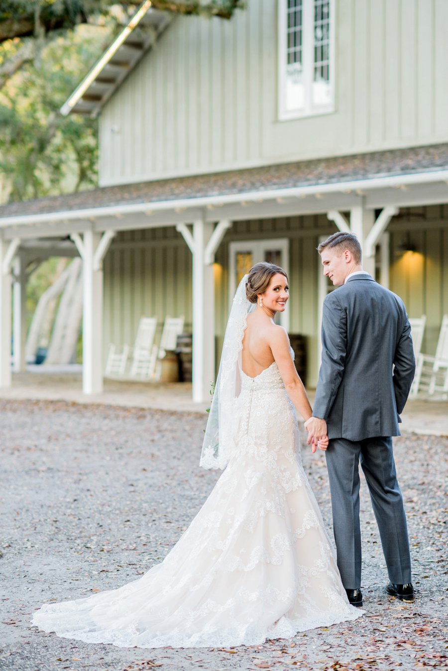 A Pink and Teal Rustic Florida Wedding via TheELD.com