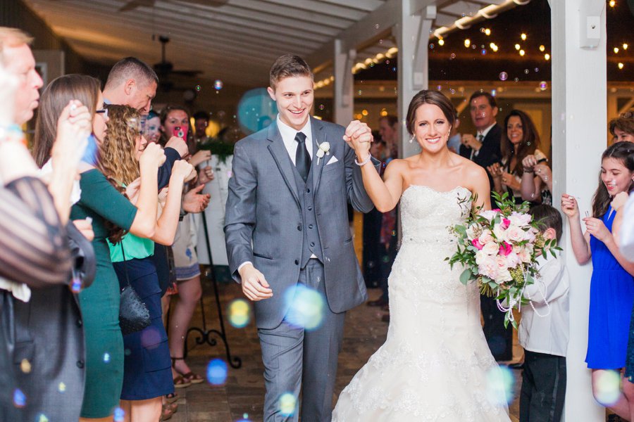 A Pink and Teal Rustic Florida Wedding via TheELD.com