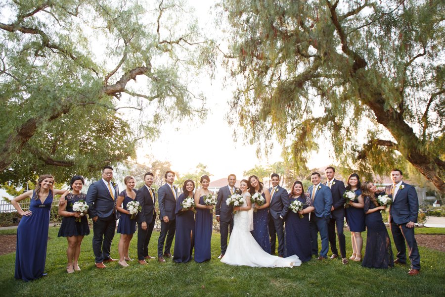 A Navy and Yellow Elegant Multicultural California Wedding | Every Last ...