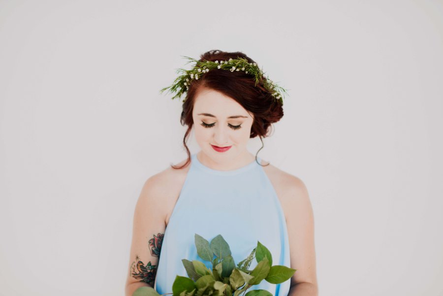 A Colorful Floral inspired Industrial Dallas Wedding via TheELD.com