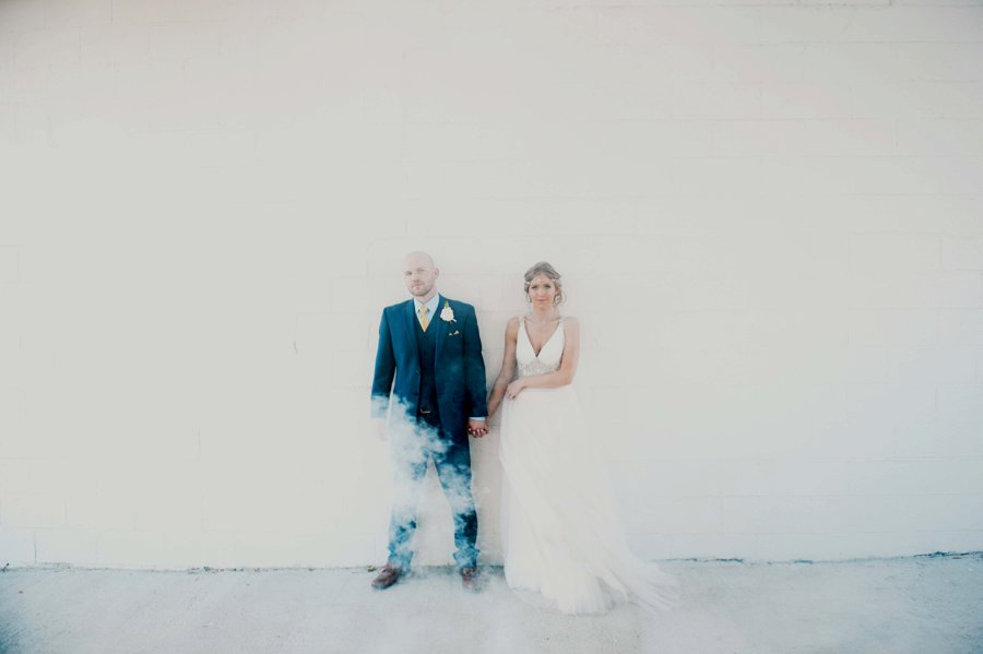 A Colorful Floral inspired Industrial Dallas Wedding via TheELD.com