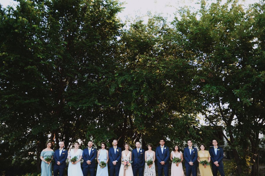 A Colorful Floral inspired Industrial Dallas Wedding via TheELD.com