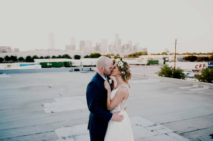 A Colorful Floral inspired Industrial Dallas Wedding via TheELD.com