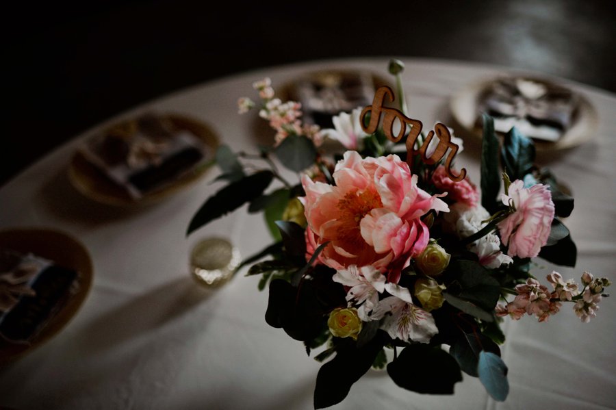 A Colorful Floral inspired Industrial Dallas Wedding via TheELD.com