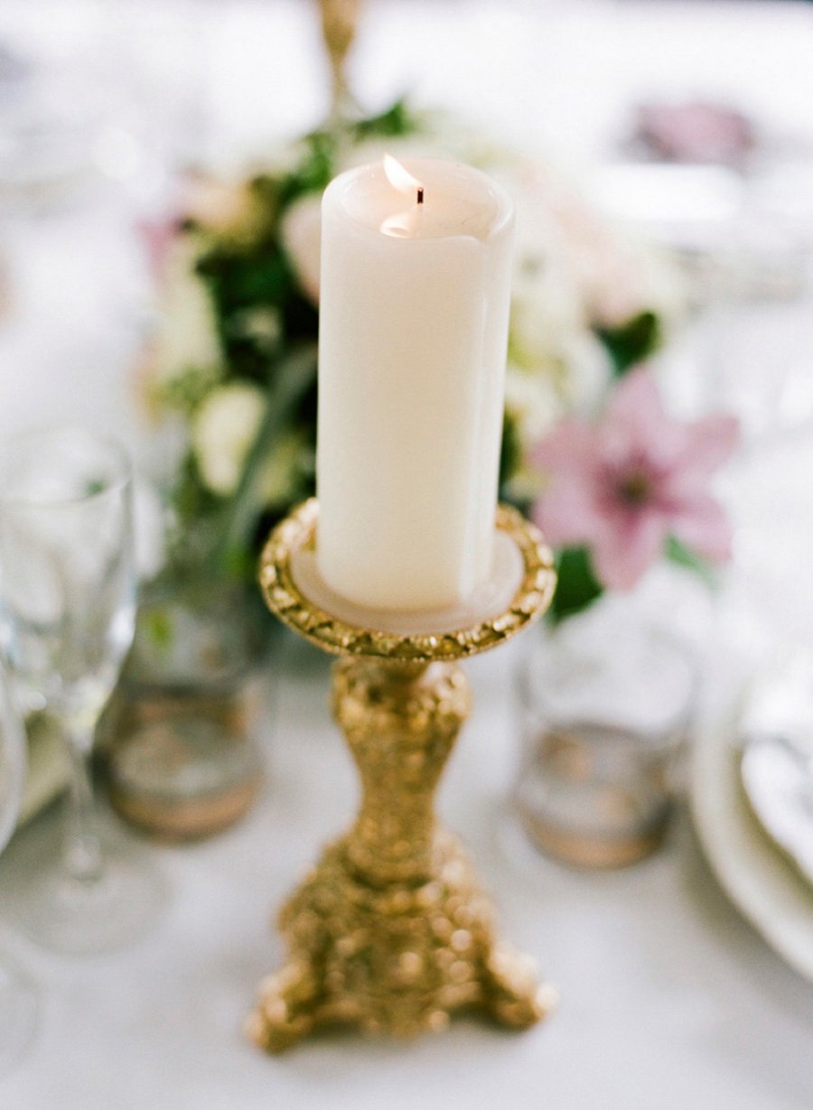 Romantic Blush, White, & Green Italian Villa Wedding Ideas via TheELD.com