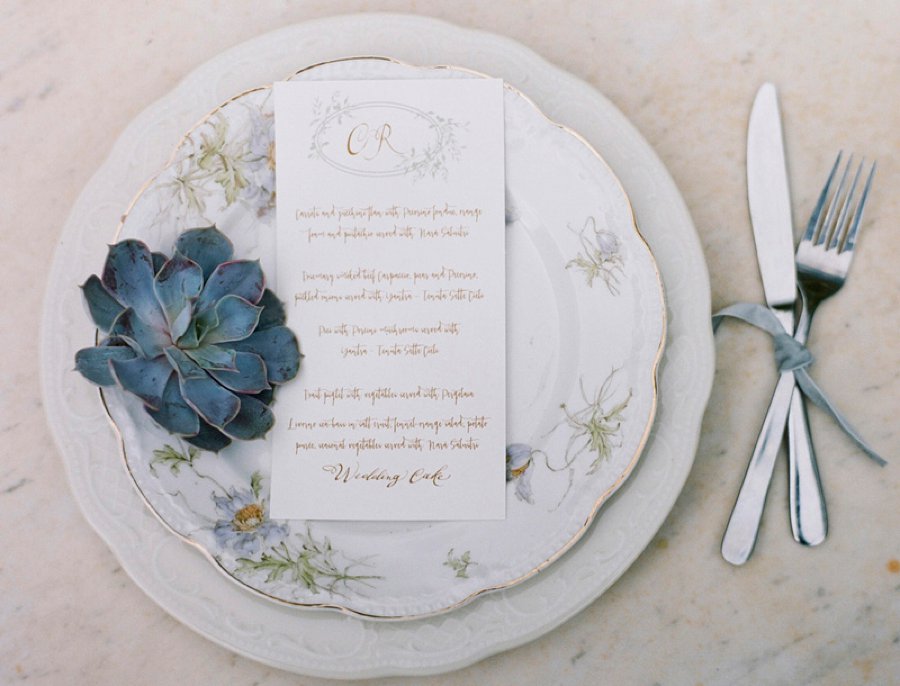 Romantic Blush, White, & Green Italian Villa Wedding Ideas via TheELD.com