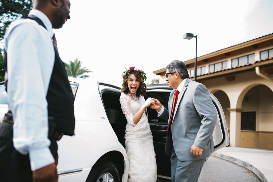 A Rustic Red and White Woodland inspired Central Florida Wedding via TheELD.com