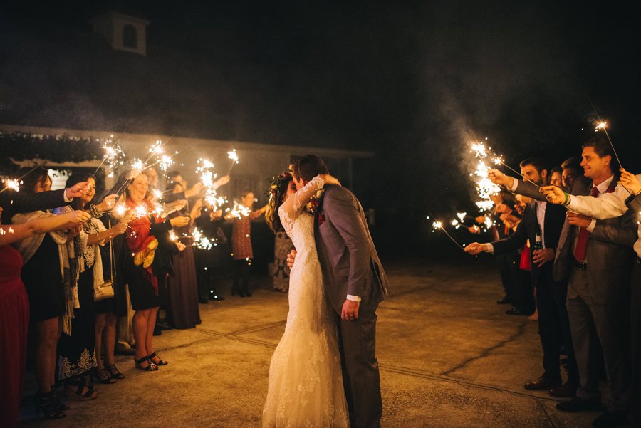 A Rustic Red and White Woodland inspired Central Florida Wedding via TheELD.com