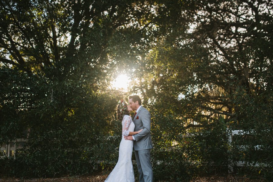 A Rustic Red and White Woodland inspired Central Florida Wedding via TheELD.com