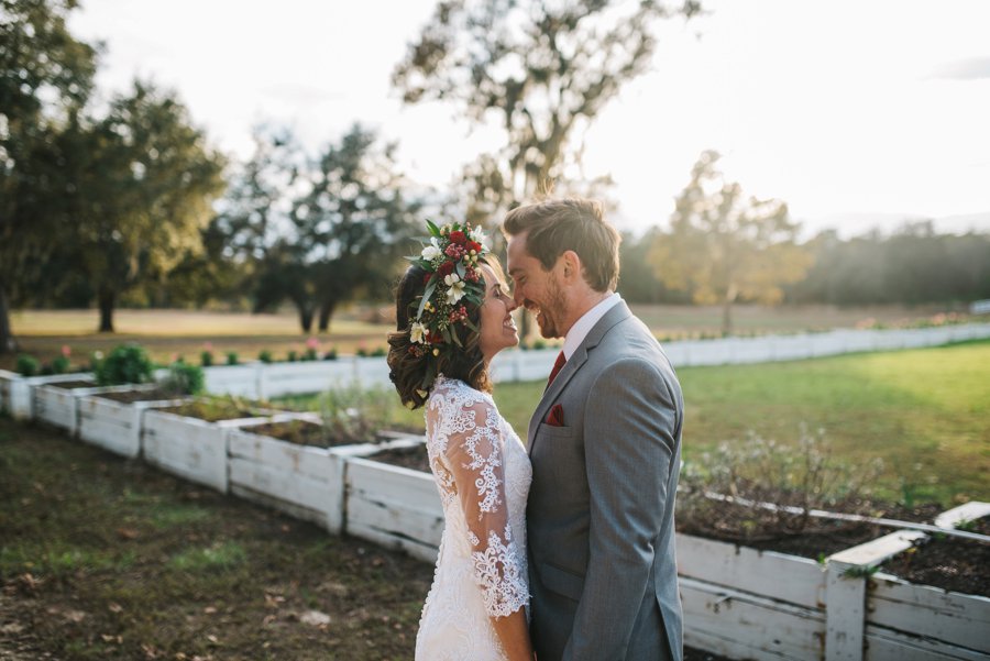 A Rustic Red and White Woodland inspired Central Florida Wedding via TheELD.com