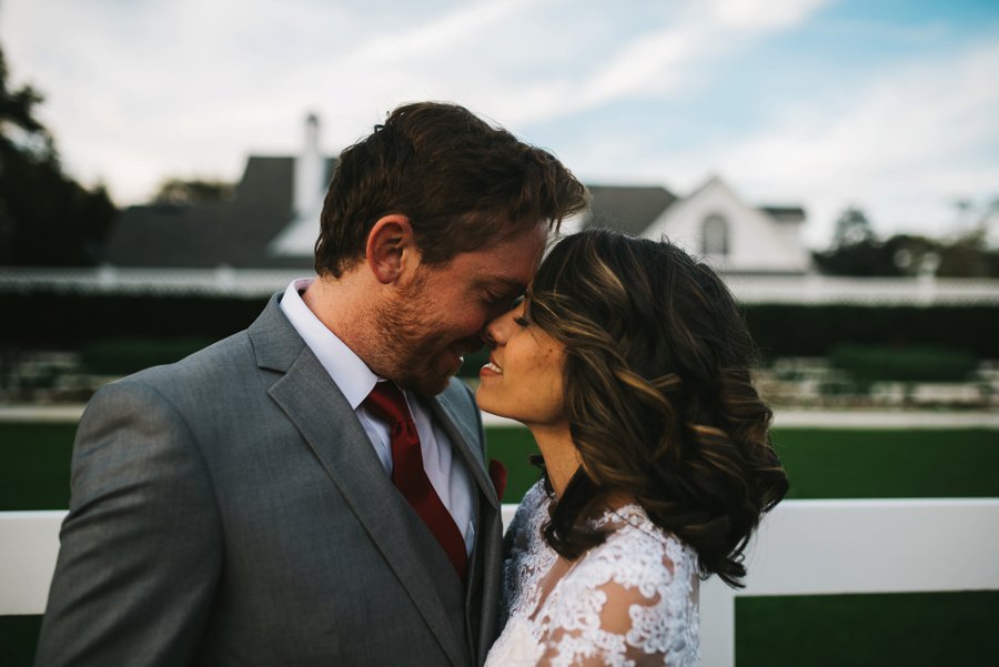 A Rustic Red and White Woodland inspired Central Florida Wedding via TheELD.com