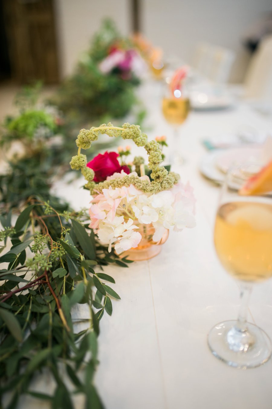 Colorful Summer Floral & Citrus Wedding Ideas via TheELD.com