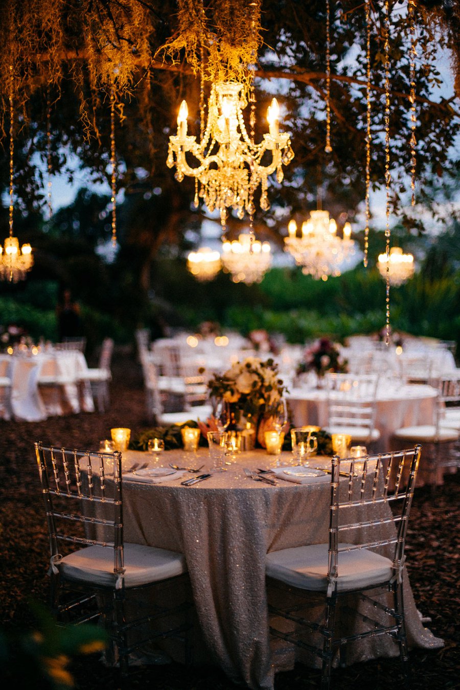 A Burgundy and Blush Ethereal Florida Garden Wedding via TheELD.com