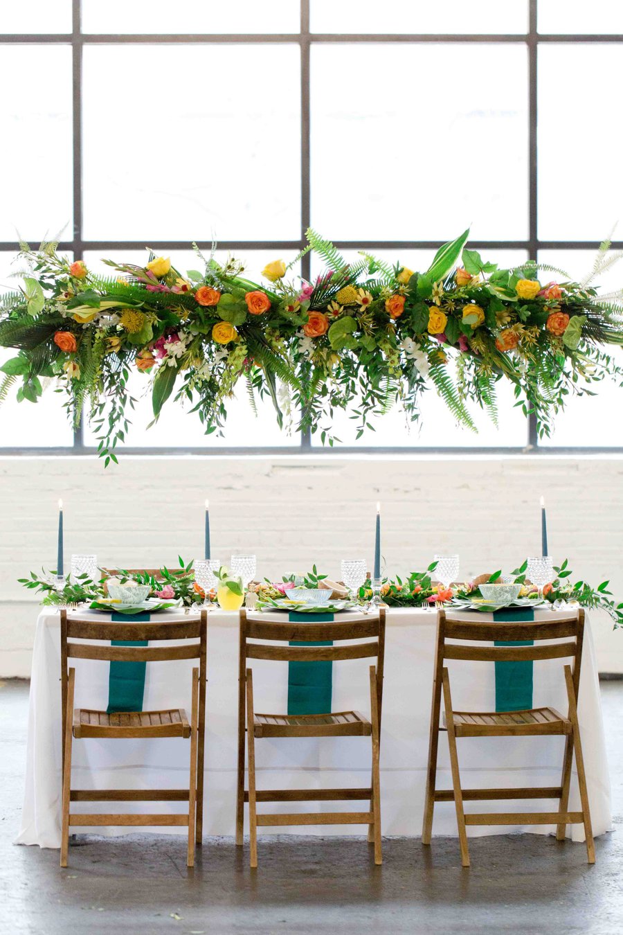 Modern & Lush Tropical Wedding Ideas via TheELD.com