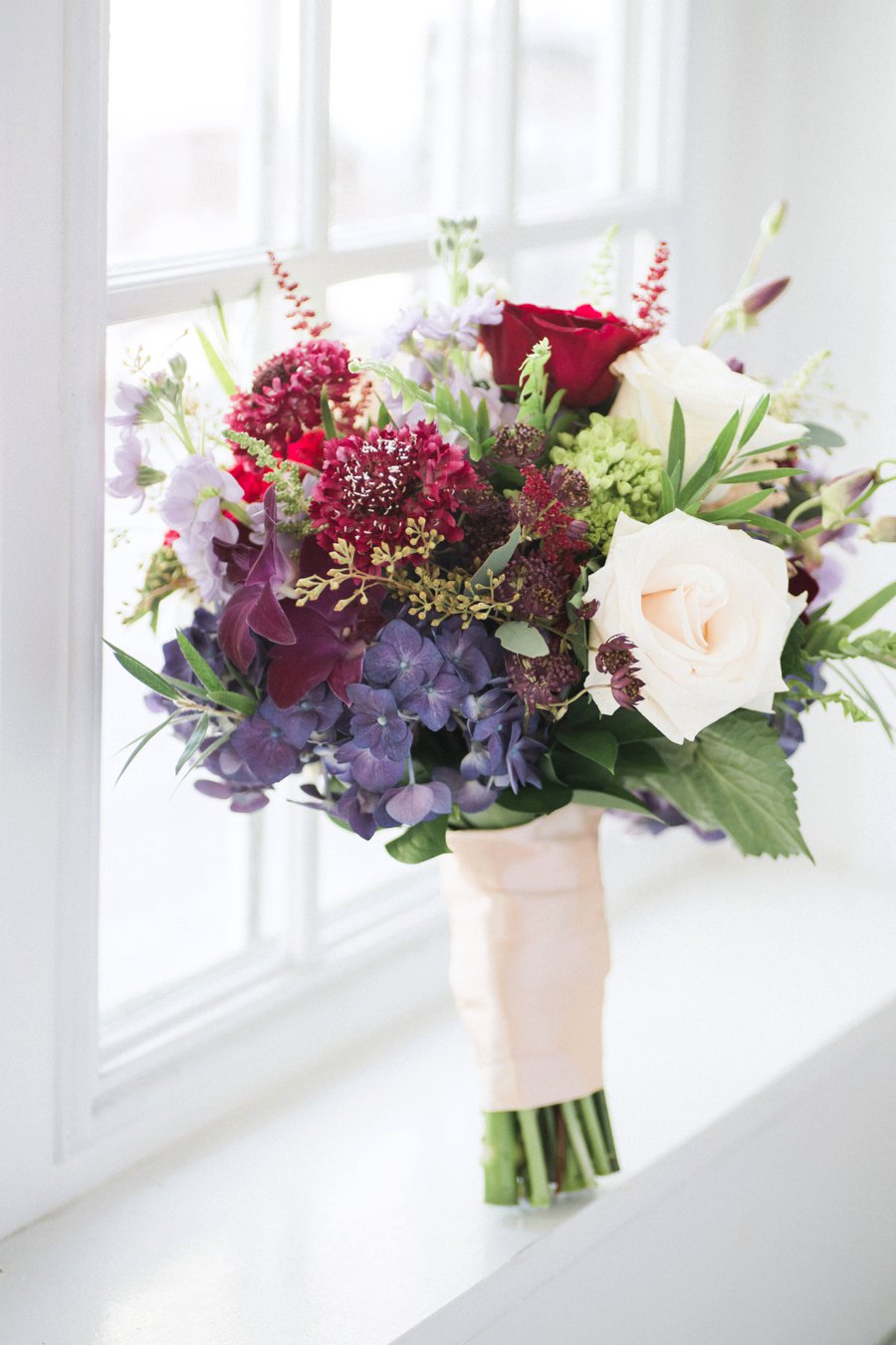 A Romantic Purple & Red Captiva Island Wedding via TheELD.com