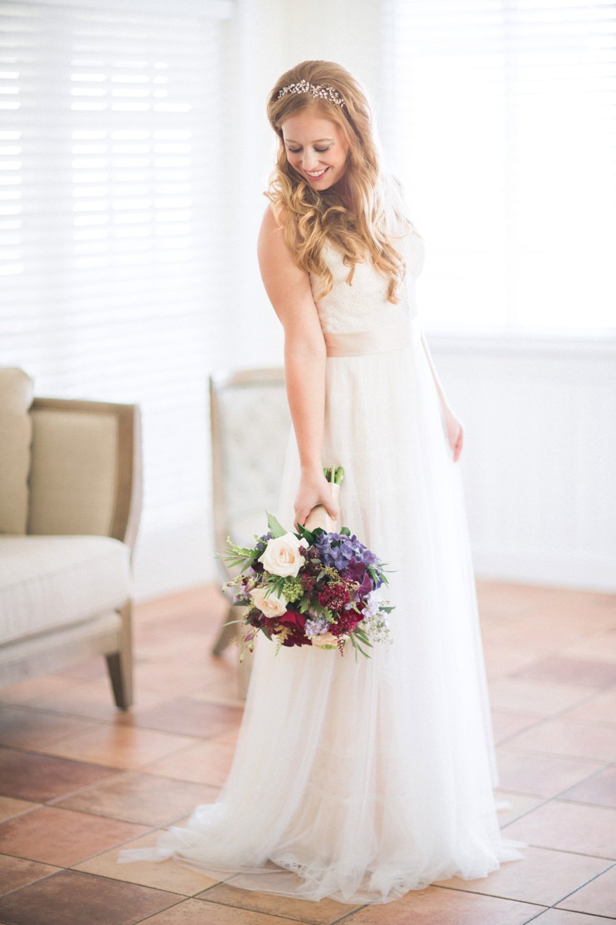 A Romantic Purple & Red Captiva Island Wedding via TheELD.com