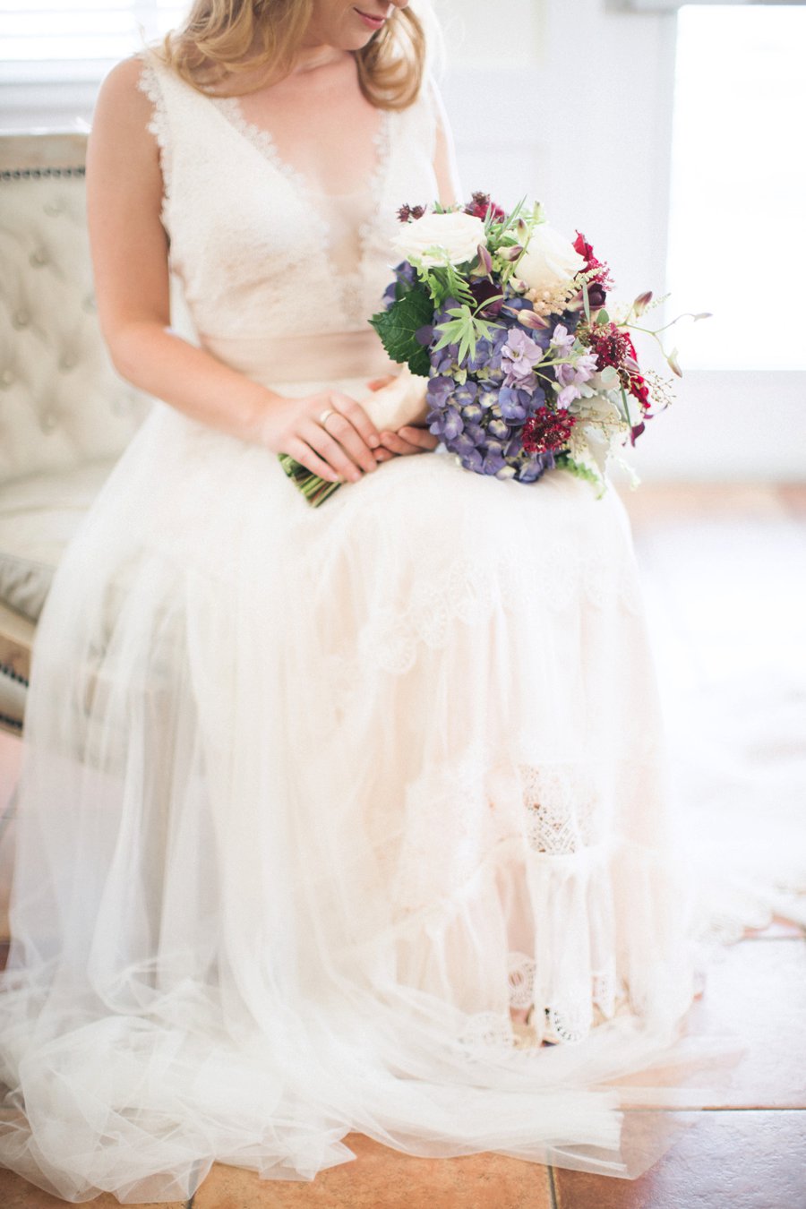 A Romantic Purple & Red Captiva Island Wedding via TheELD.com