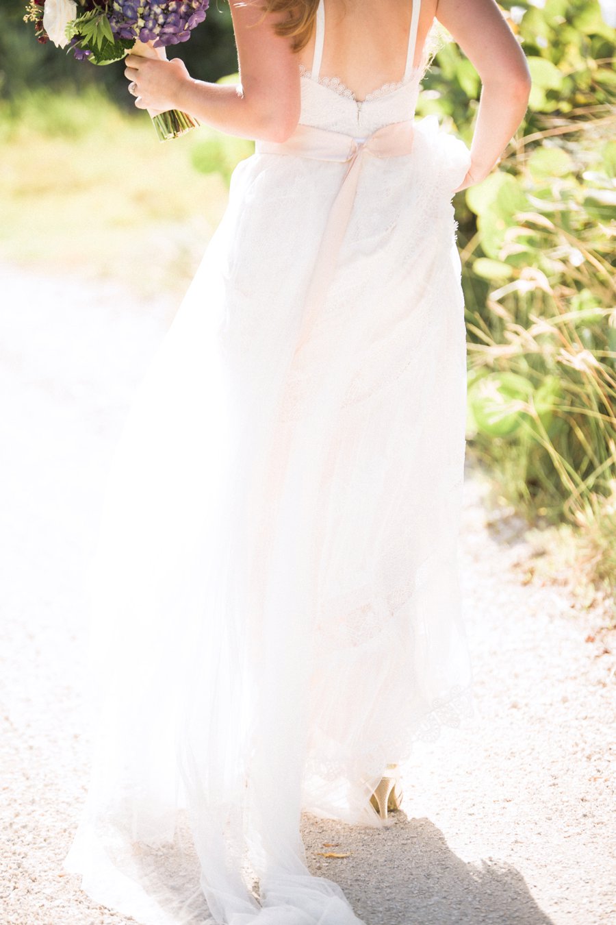 A Romantic Purple & Red Captiva Island Wedding via TheELD.com