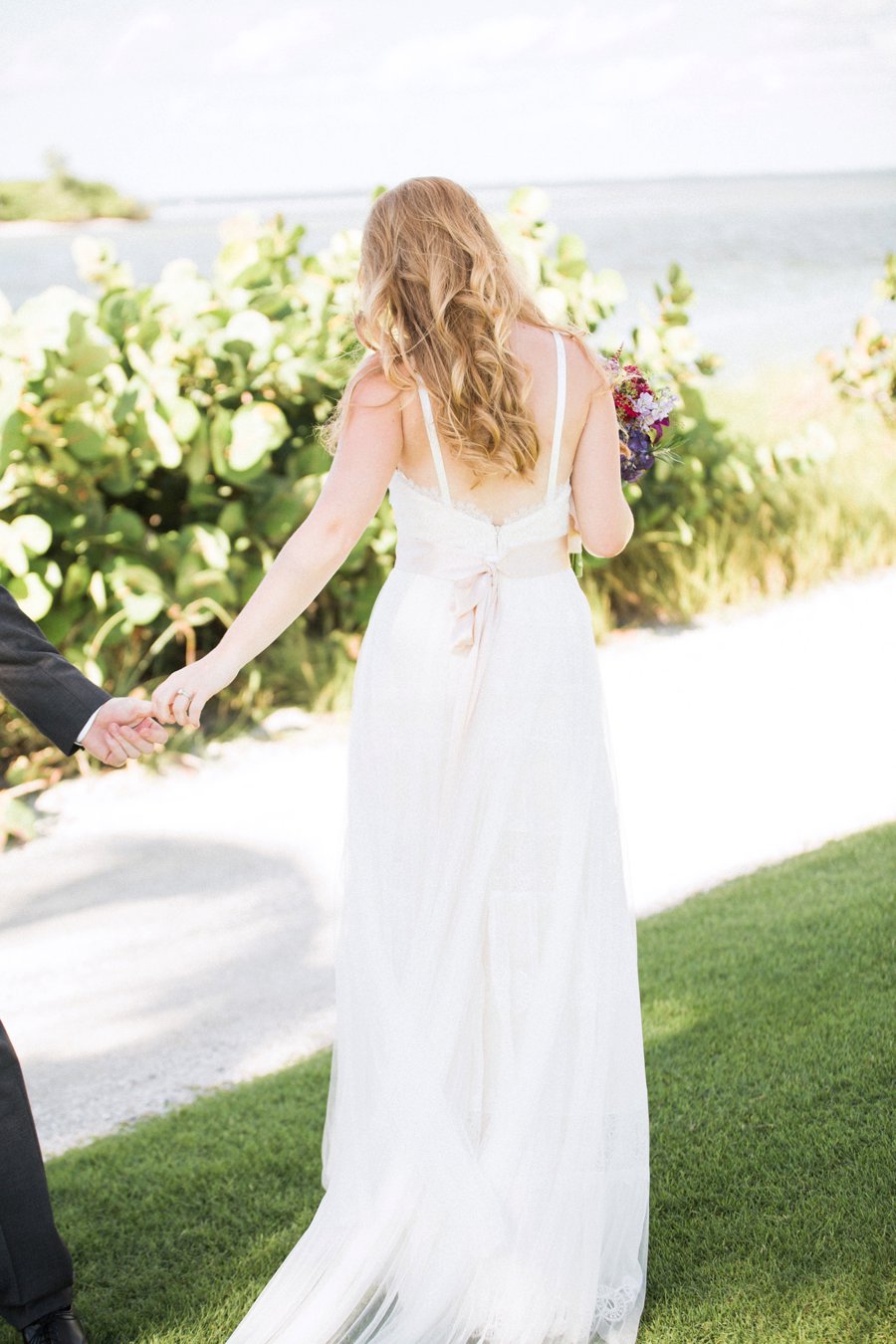 A Romantic Purple & Red Captiva Island Wedding via TheELD.com