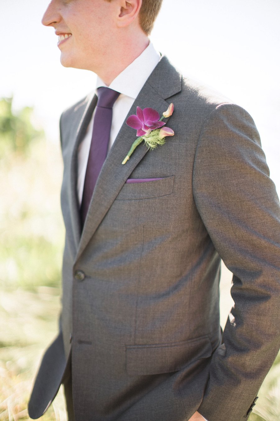 A Romantic Purple & Red Captiva Island Wedding via TheELD.com