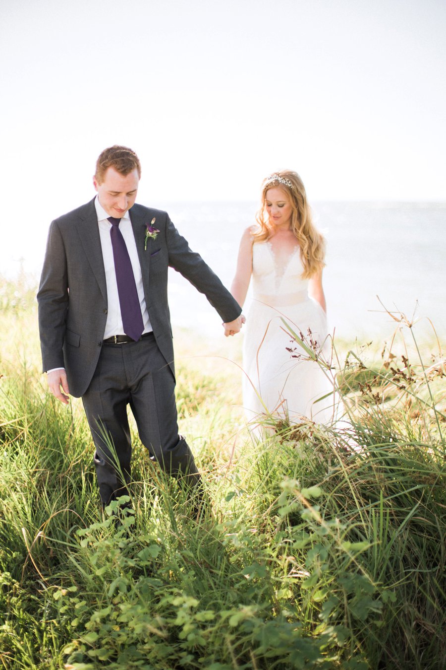 A Romantic Purple & Red Captiva Island Wedding via TheELD.com