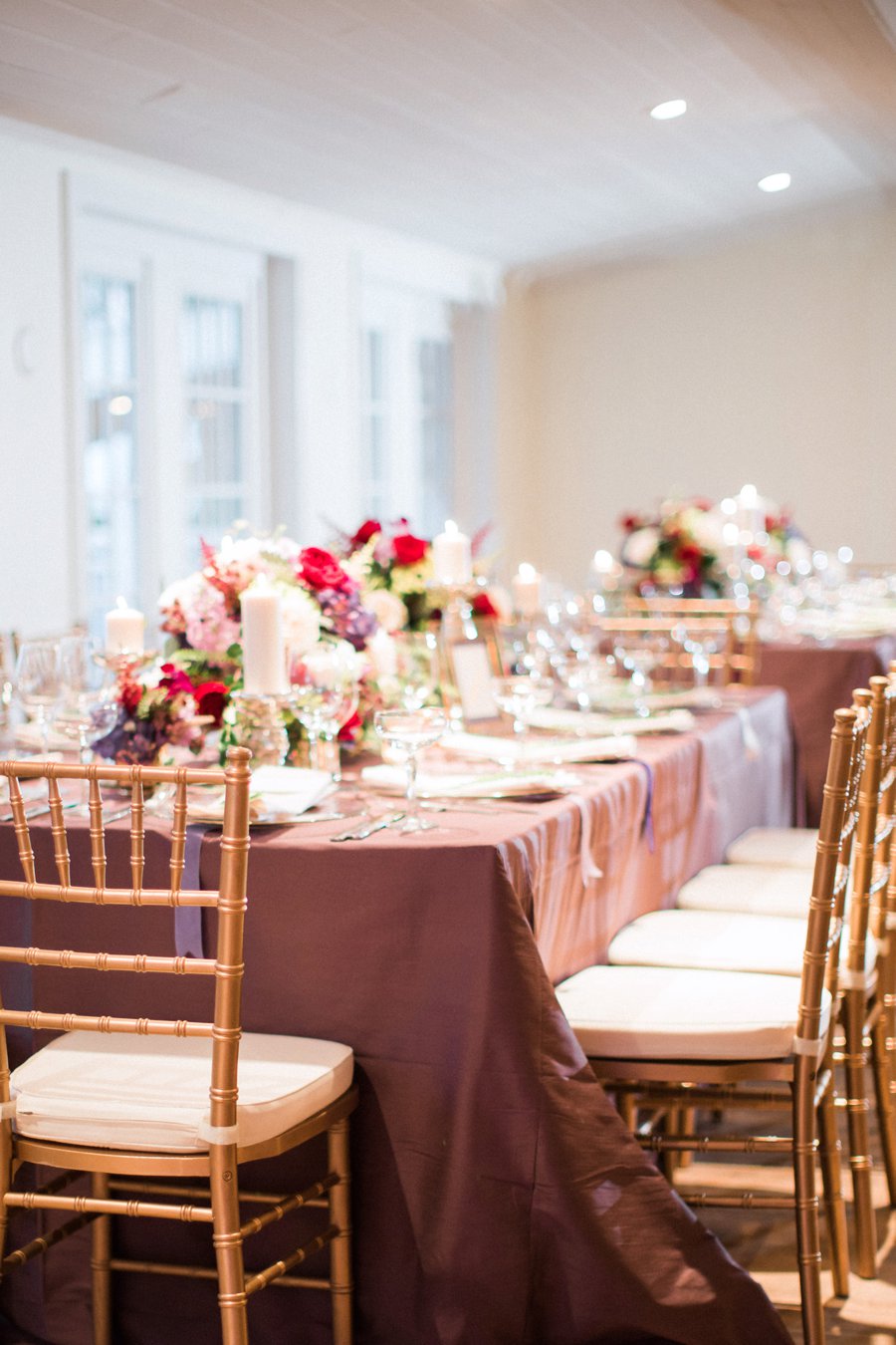 A Romantic Purple & Red Captiva Island Wedding via TheELD.com