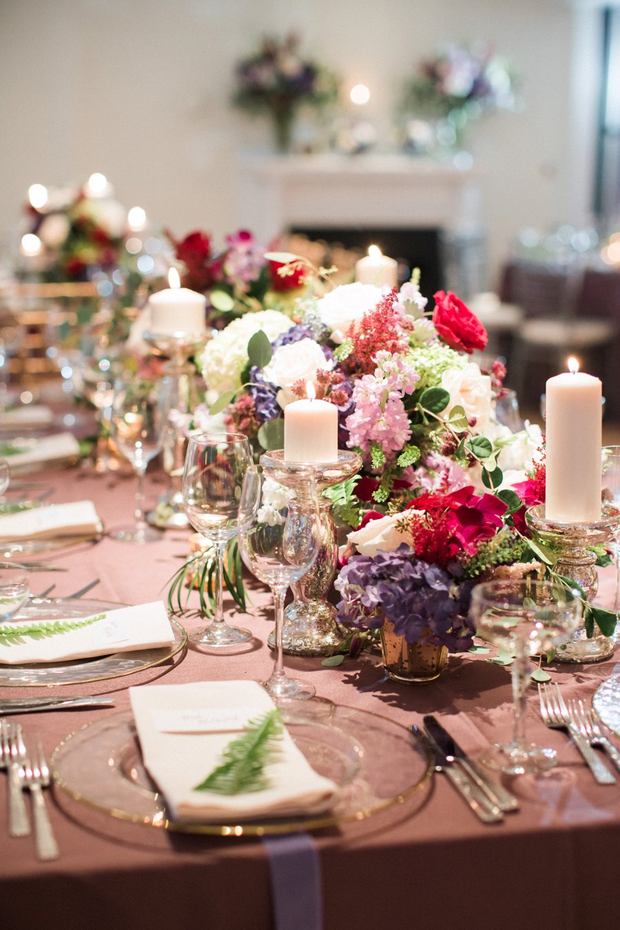 A Romantic Purple & Red Captiva Island Wedding via TheELD.com