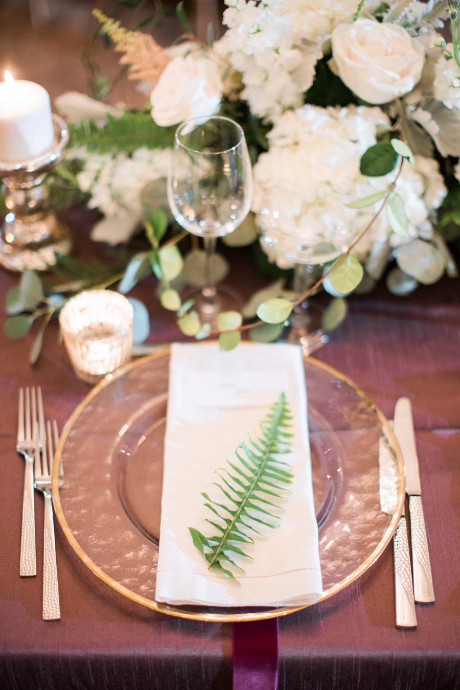 A Romantic Purple & Red Captiva Island Wedding via TheELD.com