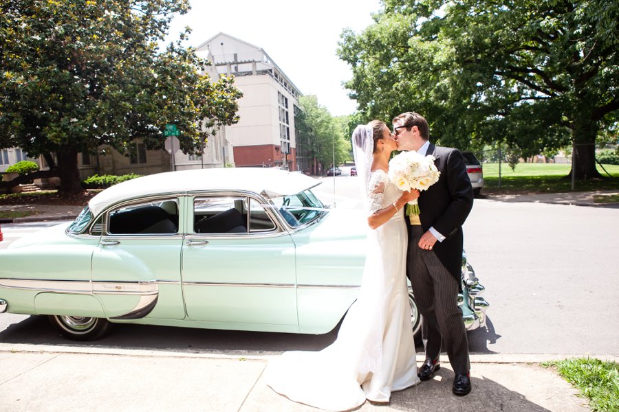 A Blush, White, & Green Tennessee Garden Wedding via TheELD.com