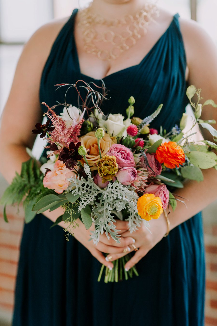 A Colorful Eclectic North Carolina Wedding via TheELD.com