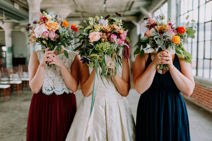 A Colorful Eclectic North Carolina Wedding via TheELD.com