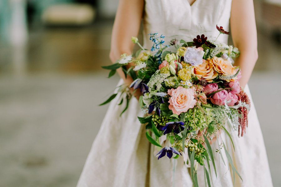 A Colorful Eclectic North Carolina Wedding via TheELD.com