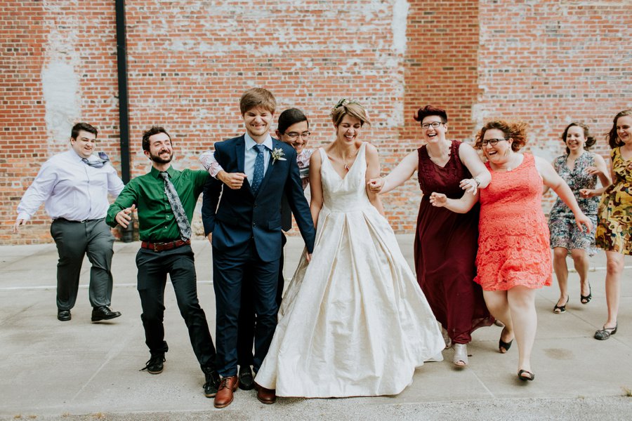 A Colorful Eclectic North Carolina Wedding via TheELD.com