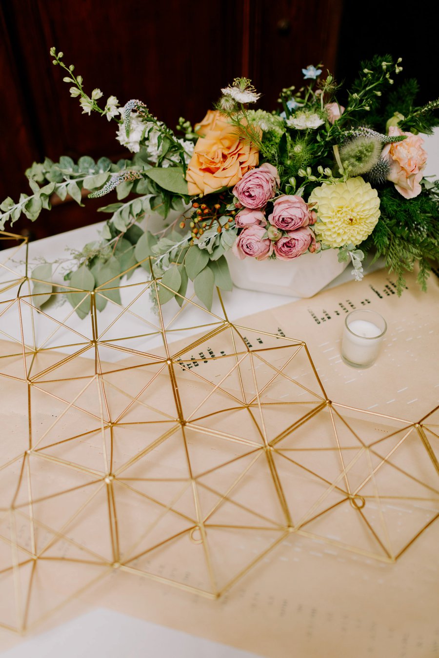 A Colorful Eclectic North Carolina Wedding via TheELD.com