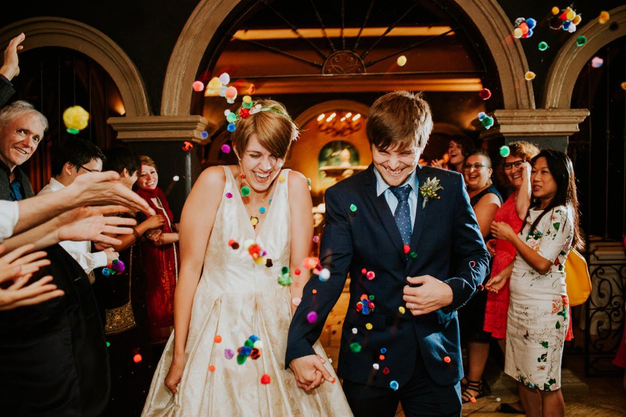 A Colorful Eclectic North Carolina Wedding via TheELD.com