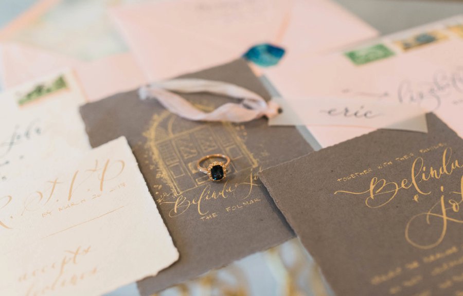 Blush & Blue Rustic Romantic Wedding Ideas via TheELD.com