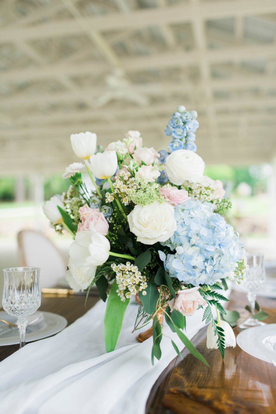 Blush And Blue Rustic Romantic Wedding Ideas Every Last Detail 7373